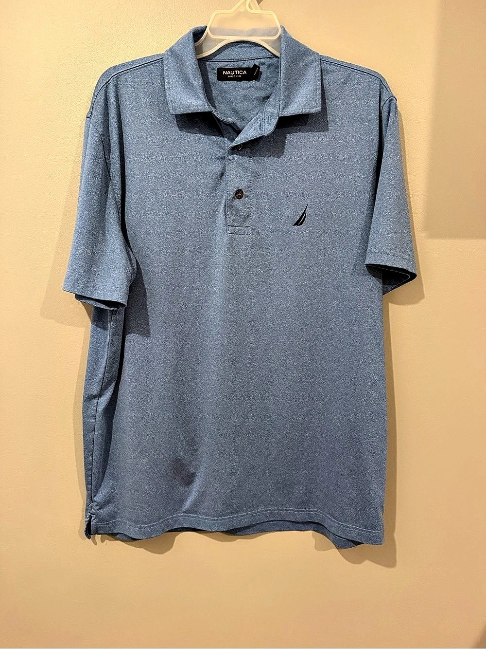 Nautica Men's Polo Shirt in Blue Size Medium